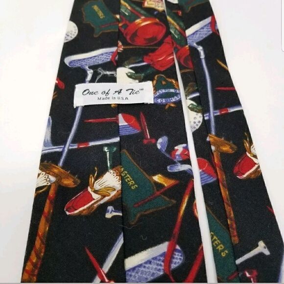 One of a Tie Mens Novelty Golf Tie - Picture 5 of 7